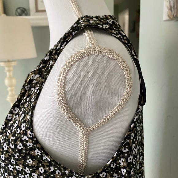 Michael Kors floral sleeveless dress w/ zip up M - Picture 8 of 11